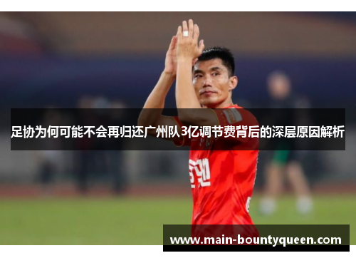 足协为何可能不会再归还广州队3亿调节费背后的深层原因解析
